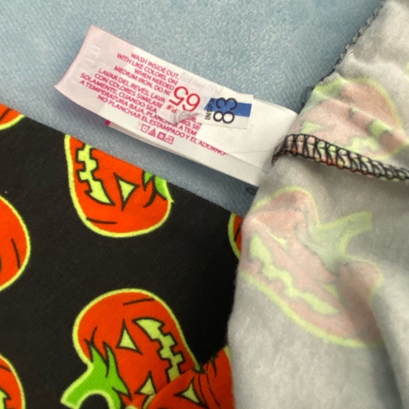 NWT Pumpkin Ankle Leggings L - Picture 7 of 7